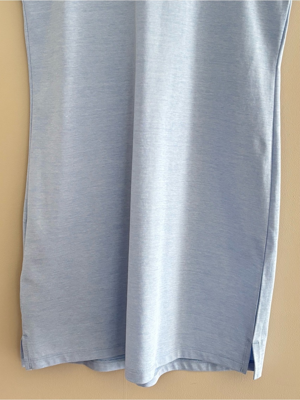 NWT Joe Fresh Blue Sleeveless Polo Tank Dress Size Medium V-Neck Casual Summer - Picture 8 of 17